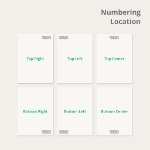 Sequential Numbering Location