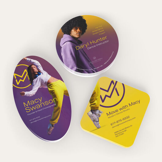 Die-Cut Business Cards Main