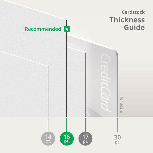 Business Cards Thickness