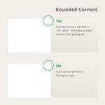 Labels Rounded Corners