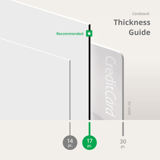 Flat Thank You Cards Thickness