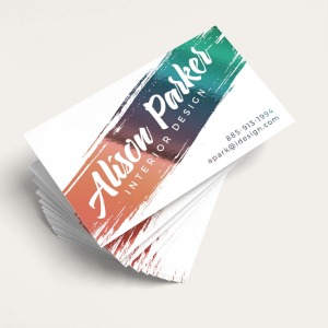 Metallic Print Business Cards