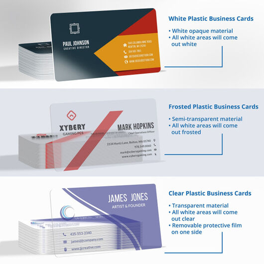 Plastic Business Cards Prints