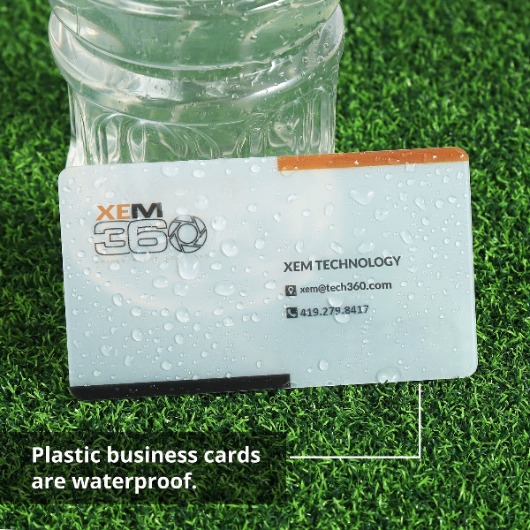 Waterproof Plastic Business Cards
