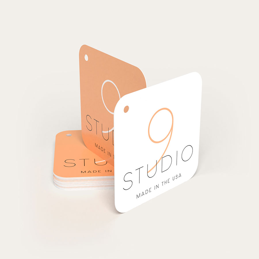 Rounded Corner Hang Tags