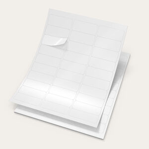 Blank Sheet Labels