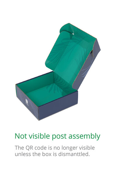 Not visible post assembly