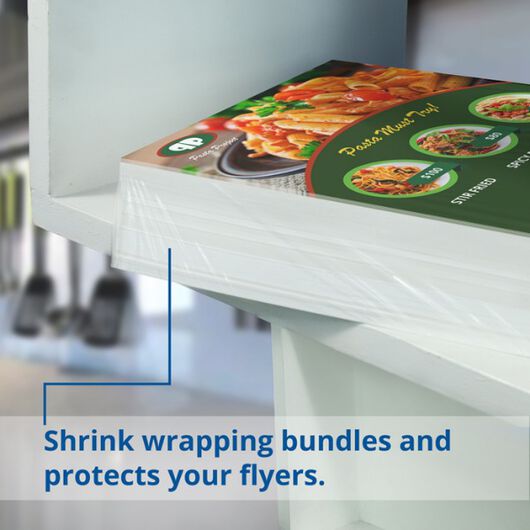 Business Flyer Shrinkwrap
