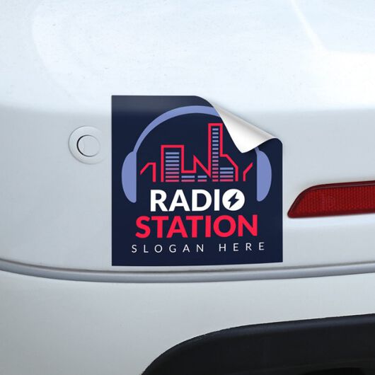 Square Bumper Sticker