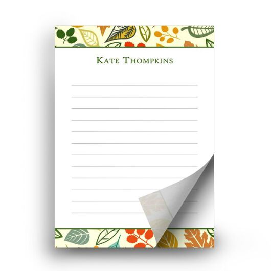 personalized notepad